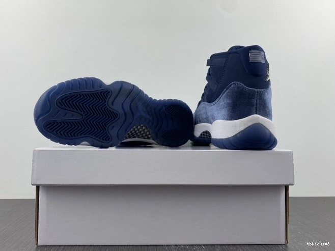 Rep TBkick Velvet Navy Air Jordan WMNS Midnight 11 AR0715-441 0814